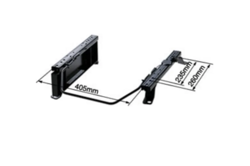Cusco Bride [09-26 GT-R] RK-Type Right Seat Rail - Black