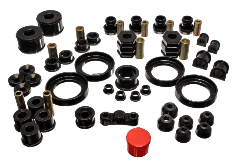 Energy Suspension [97-00 Civic, 97-99 CR-V] Hyper-Flex Master Bushing Set - Black, 16.18109G