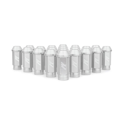 Mishimoto Aluminum Locking Lug Nuts M12x1.25 20pc Set Silver | MMLG-125-20LSL