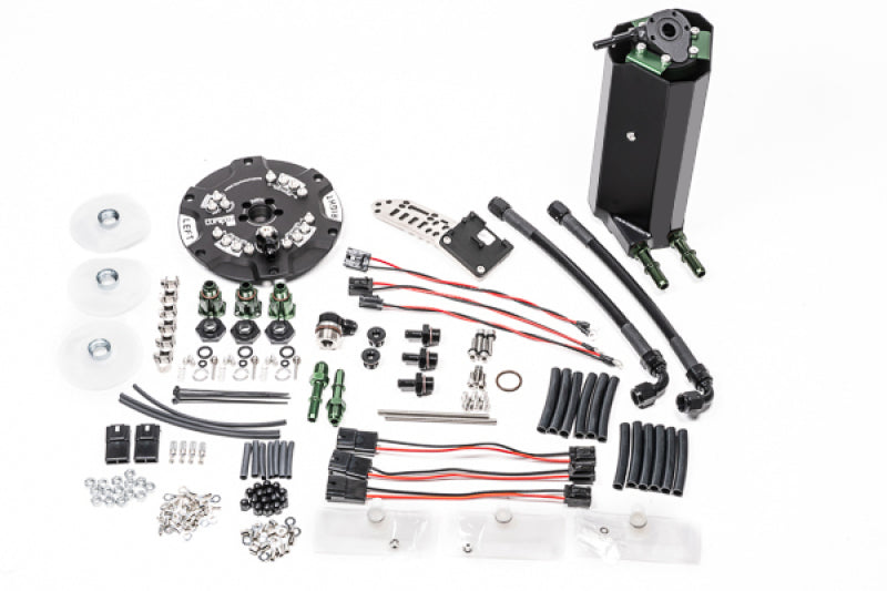 Radium Engineering [10-26 GT-R] Fuel Pump Hanger, Pumps Not Included - Black