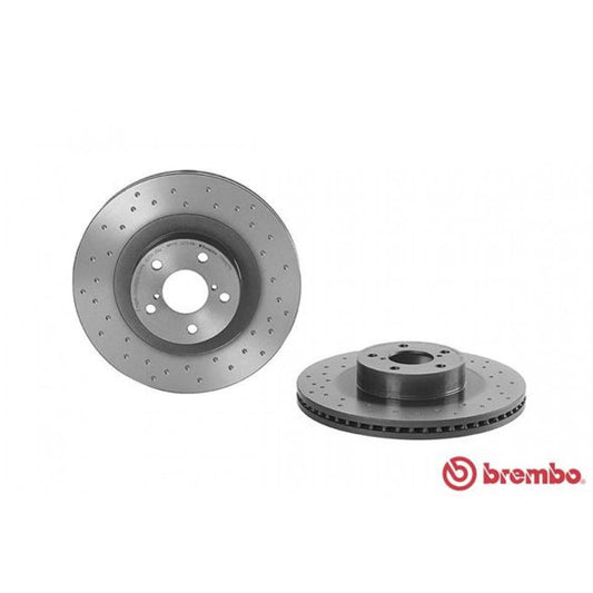 Brembo 13-16 FR-S/ 13-18 BRZ Front Premium Xtra Cross Drilled UV Coated Rotor | 09.A921.1X
