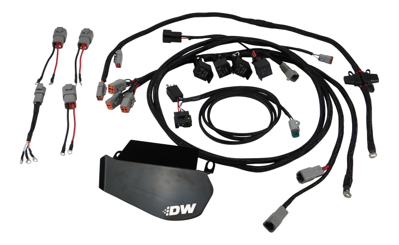 DeatschWerks [09-24 GT-R R35] X3 Fuel Pump Module PNP Heavy-Duty Hardwire Kit - Black