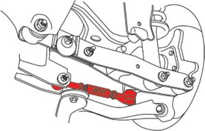 SPC Performance [08-16 Impreza] [13-20, 22+ BRZ/86] Rear Adjustable Toe Arm - Black Finish, Part 67655