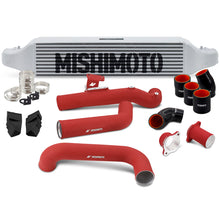 Mishimoto [22-23 Civic 1.5T/Si] Performance Intercooler Kit - Silver Intercooler, Red Pipes | MMINT-CIV-22KSLWRD