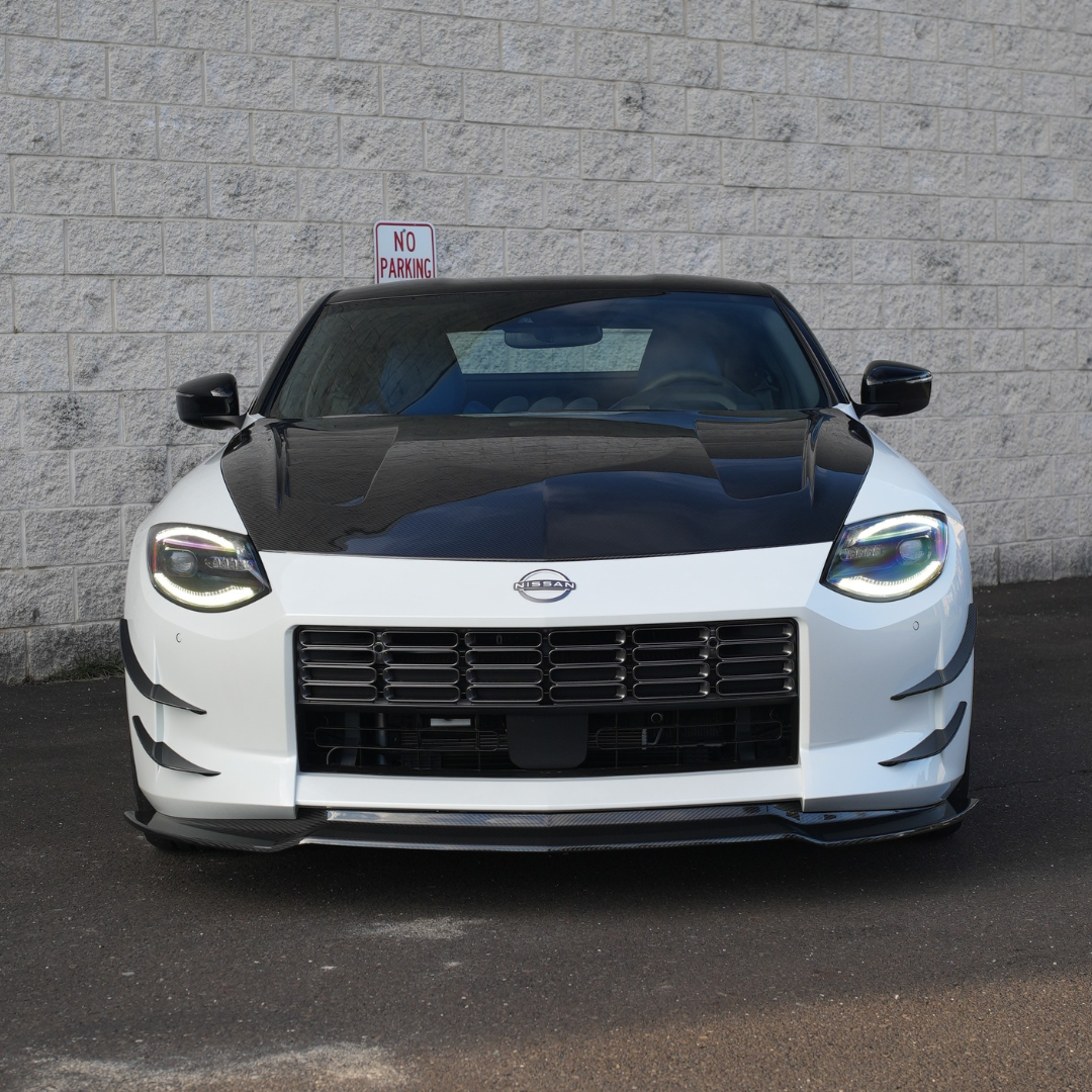 JDMuscle 23-24 Nissan Z Carbon Fiber Front Lip V1