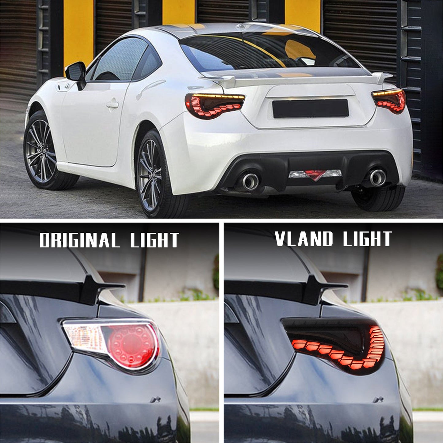 VLAND 13-16 FR-S / 17-20 Toyota 86 / 13-20 BRZ 1 Pair Headlights And Tail Lights