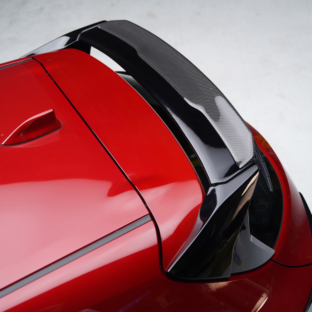 JDMuscle [23+ GR Corolla/Corolla Hatch] Carbon Fiber / Painted Gurney Flap (Spoiler Extension)