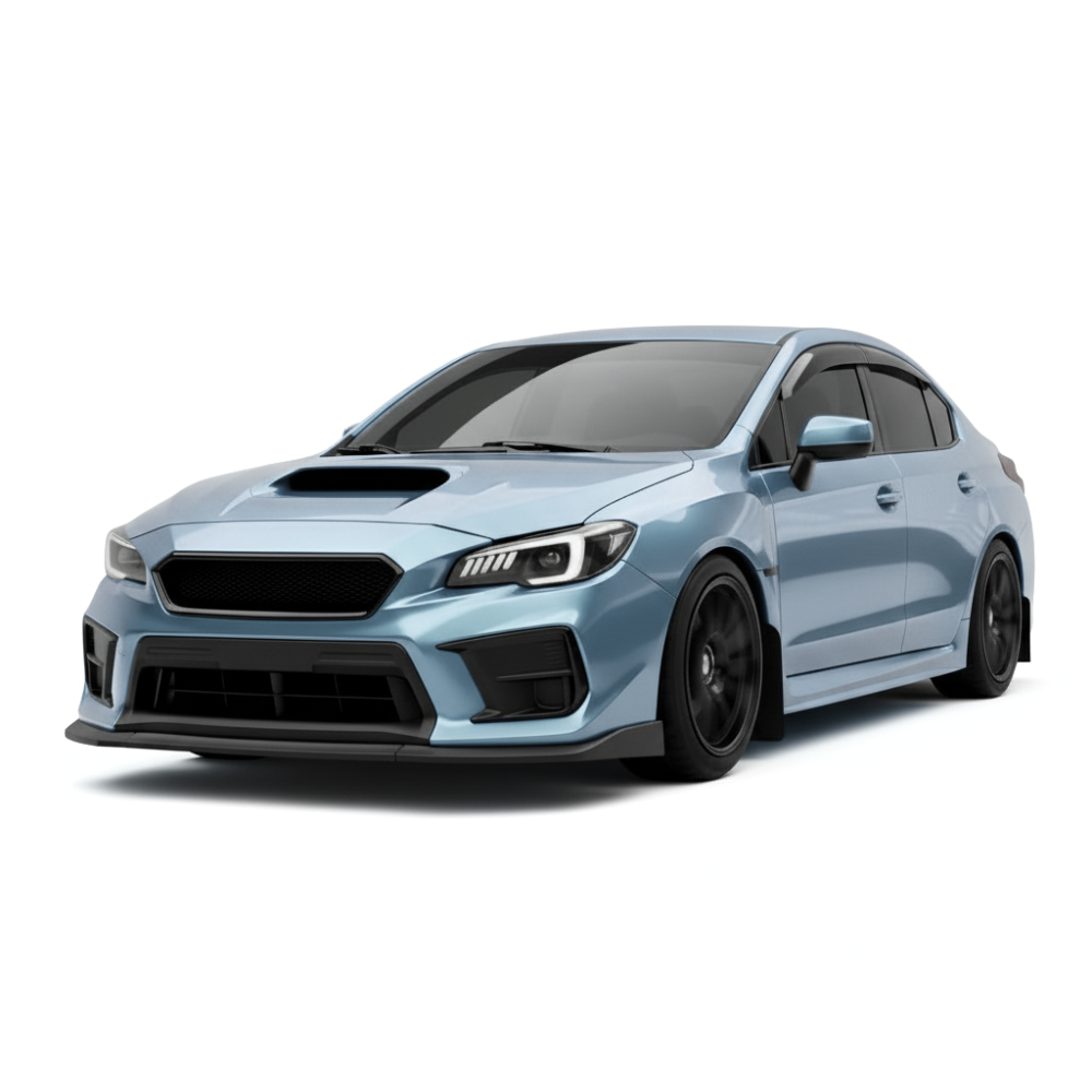 JDMuscle [18-21 WRX/STI] CS Style V2 Front Bumper Grille | Paint Matched/Gloss Black - Return