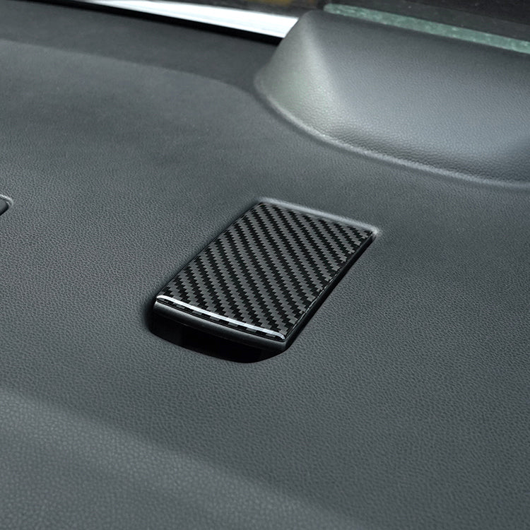 JDMuscle 22-24 WRX P&S Series Carbon Fiber Car Seat Hook Covers 3 PC| Black Carbon Fiber/ Red Carbon Fiber