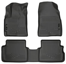 Husky Liners [09-10 Corolla, Matrix, Vibe] WeatherBeater Front and 2nd Seat Floor Liners - Black