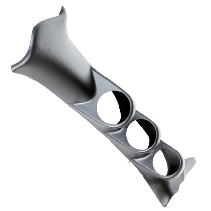 AutoMeter [02-07 WRX/STi] Triple 52mm Pillar Gauge Pod - Black Textured Finish, Part 22593