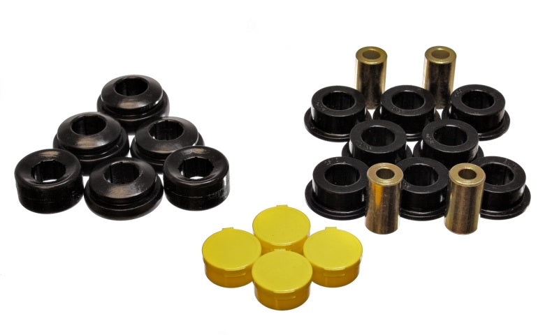 Energy Suspension [01-05 Civic, 02-05 Civic Si] Rear Trailing Arm Bushing Set - Black Polyurethane, Part Number 16.3118G