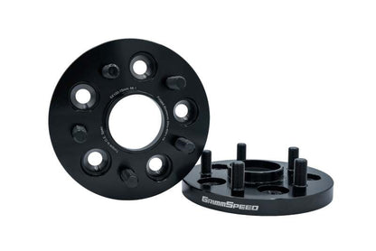 GrimmSpeed [02-14 WRX] 5x100 15mm Wheel Spacers, Pair - Black