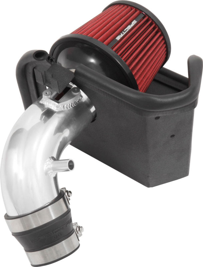 Spectre [06-09 Civic] Air Intake Kit for 1.8L 4-Cylinder - Polished Aluminum, Black Heat Shield - SPE9076