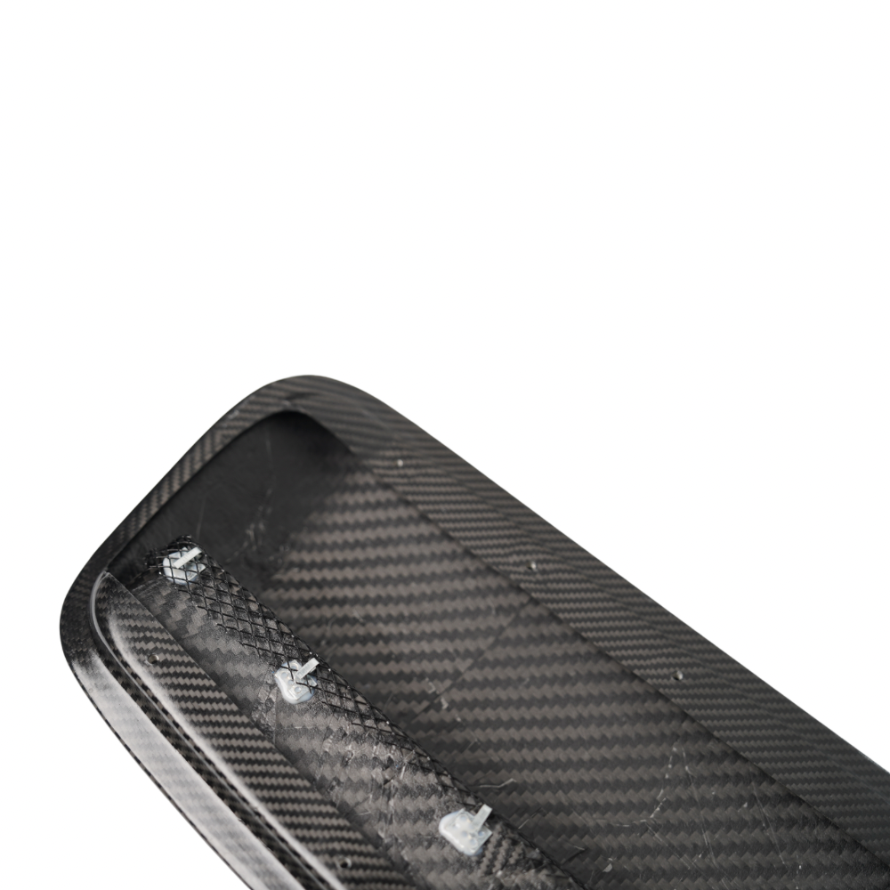 JDMuscle 22-24 Subaru WRX Tanso Carbon Fiber GC8 Style Version 2 Hood Scoop