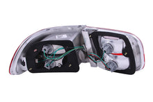 ANZO [92-95 Civic] Tail Light Assembly Pair - Red/Clear Lens, Part Number ANZ221220