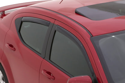 AVS [02-05 Civic] Ventvisor In-Channel Front & Rear Window Deflectors, 4-Piece - Smoke, Part Number AVS194213