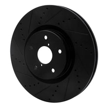 DFC [05-20 WRX STI] Front Left Drilled and Slotted Brake Rotor - Black