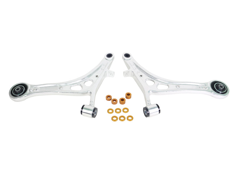 Whiteline [15-21 WRX/STI] Front Lower Control Arms with Caster Correction - Alloy