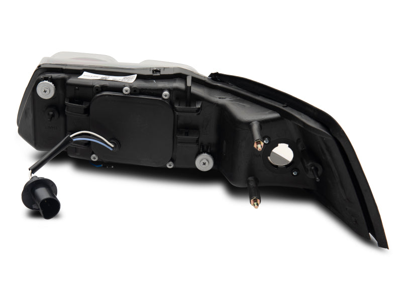 Raxiom 99-04 Ford Mustang Dual LED Halo Projector Headlights- Black Housing | Clear Lens