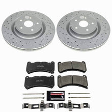 PowerStop [24 WRX] Front Z23 Coated Brake Kit - Silver/Black