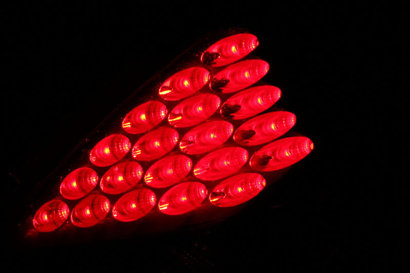 ANZO [03-06 350Z] LED Tail Light Assembly - Clear Lens, Black Housing, Pair