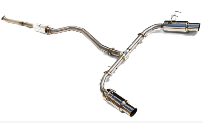 Invidia [22-26 Civic Si] N1 70mm Cat-Back Exhaust - Stainless Steel Tips, Part invHS22HS4GD1SSL