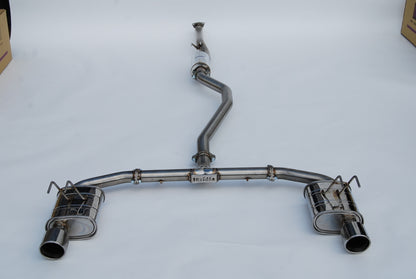 Invidia [22+ Civic Si] Q300 Cat-Back Exhaust - Rolled Stainless Steel Tips