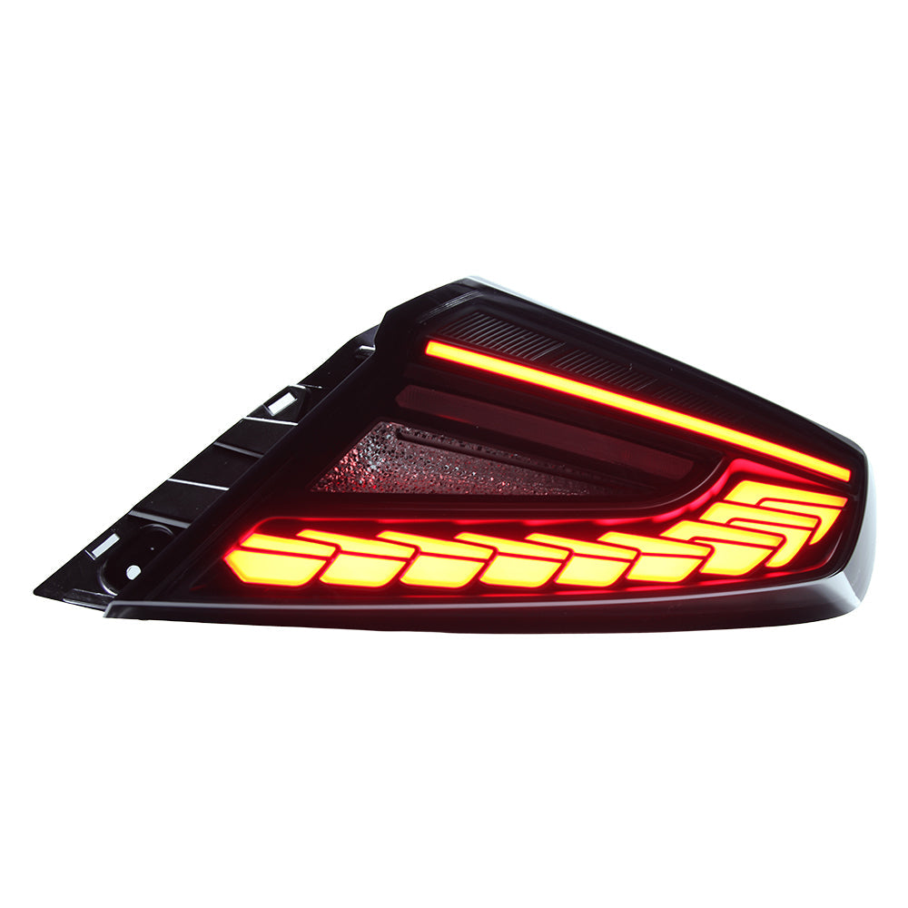 OLM [22–26 WRX] Phantom-Spec LED Taillights - Smoke Lens Red Optic