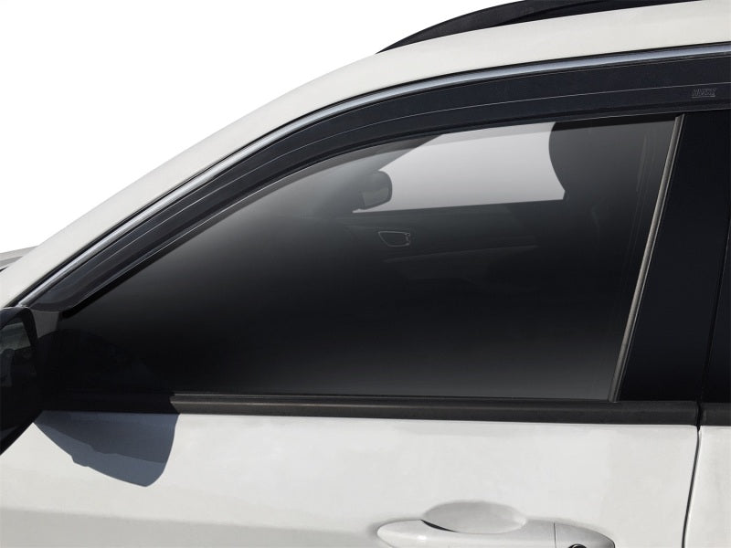 Husky Liners [22-24 Civic] Ventvisor Low Profile 4-Piece Window Deflectors - Smoke with Chrome Trim, Part HSL2884055
