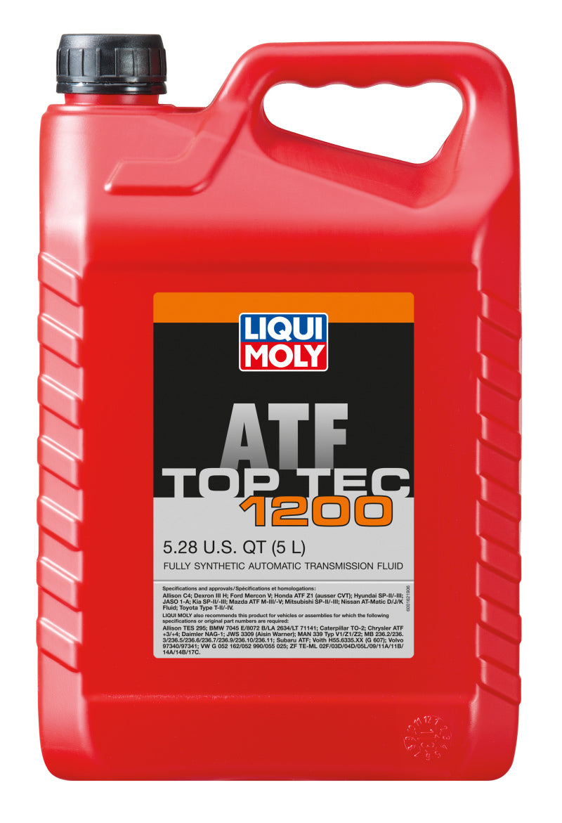 LIQUI MOLY Top Tec ATF 1200 Automatic Transmission Fluid, 5 Liter