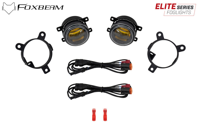 Diode Dynamics [17-20 BRZ] Elite Series Type Y LED Fog Lamps - Cool White with Amber Backlight (DD7985)