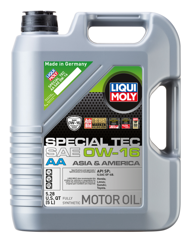 LIQUI MOLY Special Tec AA SAE 0W-16 Motor Oil 5L - Fully Synthetic