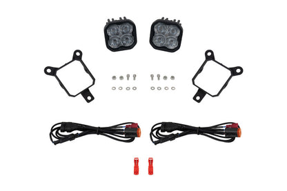 Diode Dynamics 17-25 Subaru BRZ/WRX/Ascent SS3 LED Foxbeam Fog Light Kit - Dual-Color White/Yellow