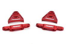 Perrin Performance [15-21 WRX/STI] High-Lift Hood Brackets - Red