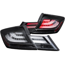ANZO [13-15 Civic] LED Tail Light Assembly - Clear Lens, Black Housing