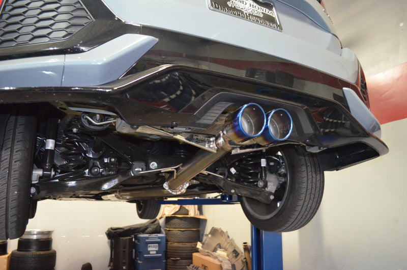Injen [17-21 Civic Hatchback Sport] SES1500TT Cat-Back Exhaust - Burnt Titanium Tips