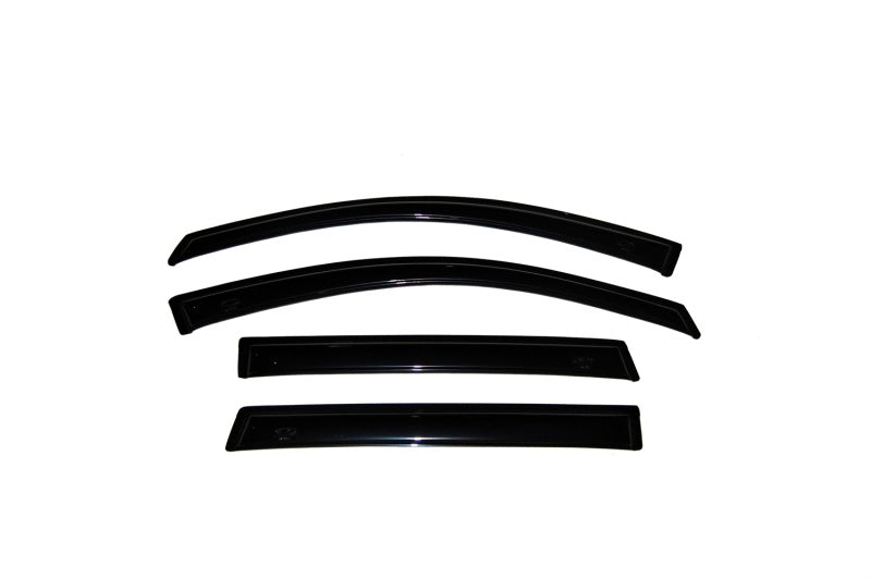 AVS [03-08 Toyota Corolla] Ventvisor Outside Mount Window Deflectors, 4-Piece - Smoke, Part Number 94620