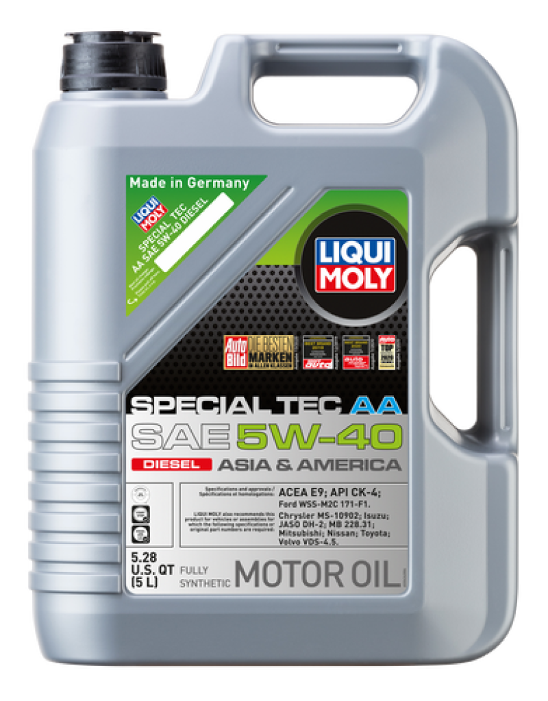 LIQUI MOLY Special Tec AA Diesel Motor Oil SAE 5W-40, 5 Liter