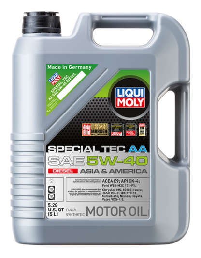 LIQUI MOLY Special Tec AA Diesel Motor Oil SAE 5W-40, 5 Liter