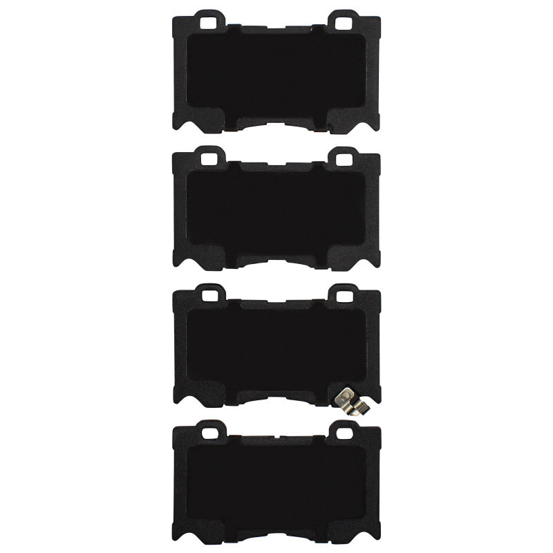 R1 Concepts [09-20 370Z] Front Performance Sport Brake Pads and Hardware Kit - Akebono 4-Piston Calipers