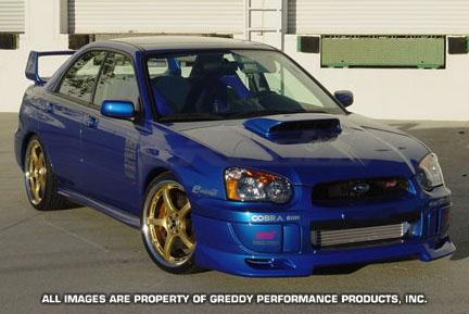 GReddy [04-05 WRX/STI] Front Lip Spoiler - Black