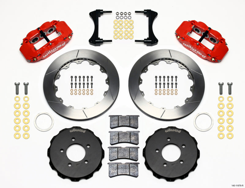 Wilwood [06-11 Civic] [11-16 CR-Z] Narrow Superlite 6R Front Big Brake Kit - 12.88-Inch Rotor, Red