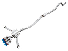 AWE Tuning [17-20 Civic Si] Touring Edition Exhaust with Front Pipe - Triple Vapor Blue Tips, AWE3015-59016
