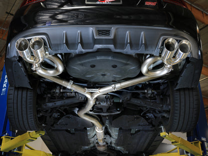 aFe Takeda Cat-Back Exhaust for [15-21 WRX/STI] - Polished Stainless Steel Tips