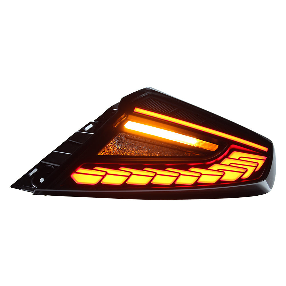 OLM [22–26 WRX] Phantom-Spec LED Taillights - Smoke Lens Red Optic