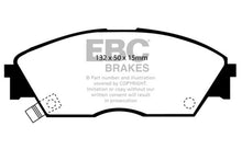 EBC [88-90 Prelude] [90-91 CRX] Yellowstuff Front Brake Pads - DP4706R