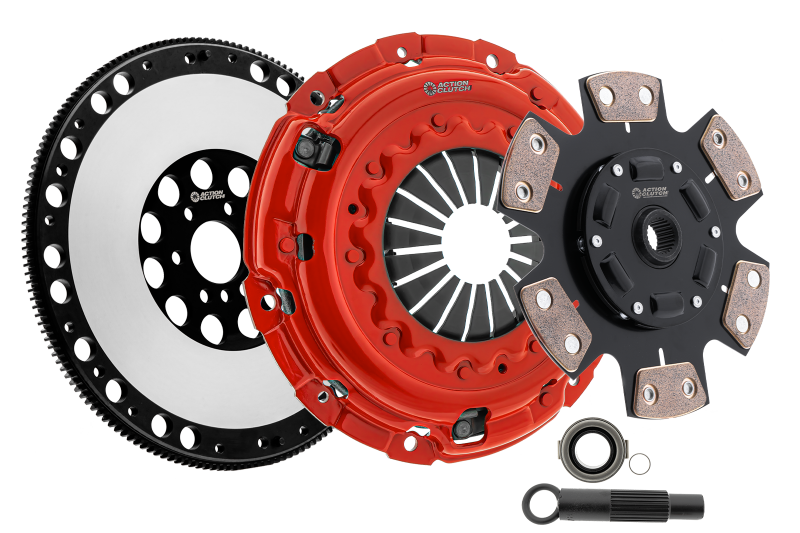 Action Clutch [02-05 Civic Si] Stage 5 Clutch Kit (2MS) with Lightened Flywheel - MIBA Sprung Ceramic