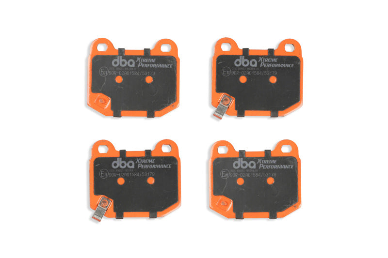 DBA XP650 Rear Brake Pads [03-06 Lancer Evolution] [04-09 Impreza STI] [03-07 350Z Track Edition] [03-07 G35] - High-Friction Compound