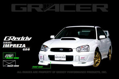 GReddy [04-05 WRX/STI] Front Lip Spoiler - Black